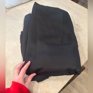 6 total- Black curtains 63 L x 38 W-